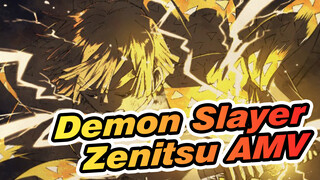 Demon Slayer 【AMV】Zenitsu：Once the knife is sheathed, we must reach the peak