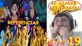 NANATSU NO TAIZAI IMASHIME NO FUKKATSU CAPITULO 19 "MELIODAS VS 10 MANDAMIENTOS" REACCIÓN Y CRITICA