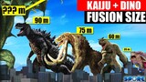 Kaiju + Dinos Fusion Size Comparison | SPORE