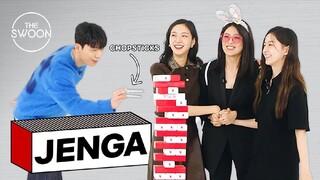 Cast of Little Women plays JENGA [ ENG SUB ]