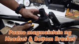 Paano Magmaintain ng HEADSET at BOTTOM BRACKET (Basic) ng Bike