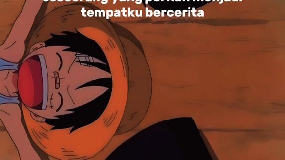 coba kalian di posisi luffy apakah yang kalian rasakan