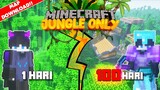100 Hari Di Minecraft 1.17 Tapi Jungle Only + Map Download!!