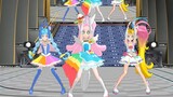 【mmdプリキュア】キュアパルフェ＆キュアコスモ＆キュアサマーで如月アテンション