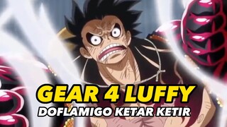 GEAR 4 LUFFY VS DOFLAMINGO MOMEN‼️ #anime #onepiece