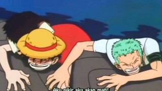 momen lucu luffy dan Zoro