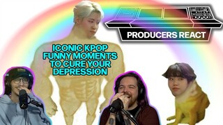 PRODUCERS REACT - iconic kpop funny moments to cure your depression Reaction