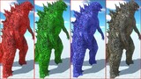 GODZILLA Color War Attack - Animal Revolt Battle Simulator