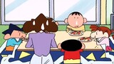 Crayon Shin-chan: Shin-chan invited his friends to eat at home, but unexpectedly caused Meiya to suf