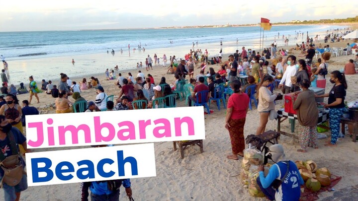 Walking in Bali I Jimbaran Beach Vibe I Local Life  in Jimbaran Beach