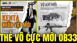 Free Fire - OB33 BẤT NGỜ VỀ 2 MÙA THẺ VÔ CỰC MỚI CỰC KHỦNG, NHÂN VẬT MỚI LÀ VỆ SỈ CỦA HAYATO OB33