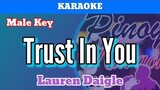 Trust In You by Lauren Daigle (Karaoke : Male Key)