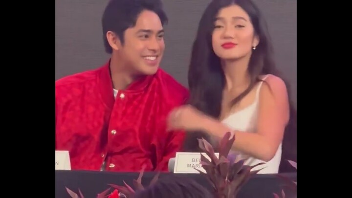 Belle Mariano and Donny Pangilinan’s reaction after watching their teaser finale