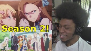 Otome Game no Hametsu Flag Season 2 EP.1 [REACTION]