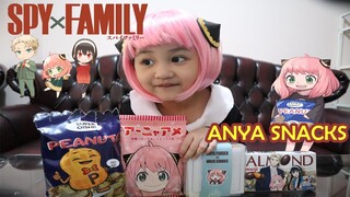 ANYA FORGER SNACKS | SPY X FAMILY | ANYA COSPLAY | Makanan Serba ANYA | ANYA PEANUTS | ANYA COOKIES