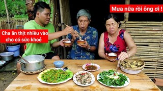 Được Mớ Cá Hôm Qua Đi Kéo Con Mua Thêm Cho Chú Ít Thịt Kho Chấm Rau Luộc Ngon Lắm ! | CNTV #93