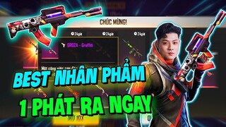 [Free Fire] Best Nhân Phẩm Chỉ Với 1 Phát Quay Ra Ngay Skin Groza Graffiti | Lưu Trung TV