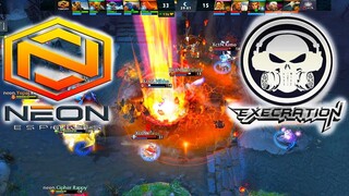 NEON vs EXECRATION - Highlights | Blue Dota Championships