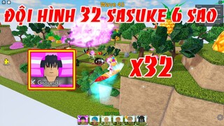 Sử Dụng 32 Sasuke 6 Sao Susanoo Toàn Chân Thể Leo Top Và Cái Kết Ngọt Ngào | ALL STAR TOWER DEFENSE