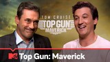 Top Gun Maverick Cast On NSFW Call Signs, Flying Lessons & Emotional Scenes | MTV Movies