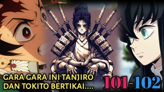 Tanjiro dan tokito bertikai...(ch 101-102)