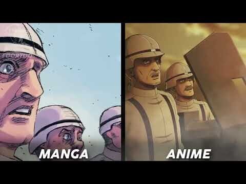 Manga VS Anime (Rumbling Arc)  -  Attack On Titan Season 4 Part 2 (by MAPPA Fan Artists)
