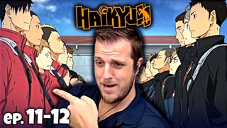 HAIKYUU Episode 11 & 12 REACTION