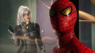 Spider-Man Reunites with Black Cat (The Amazing Spider-Man Suit) - Marvel's Spider-Man Remastered