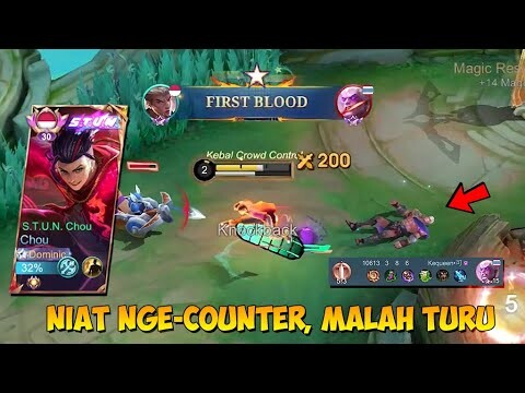 CHOU YANG SEKARANG UDAH GA BISA DI ANGGAP REMEH LAGI COY, LANING PHASE NYA KUAT!! Mobile Legends