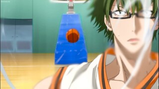 黒子のバスケ | Midorima panicked at Kuroko's terrifying throws! 黒子の恐ろしいスローに慌ててみどりま