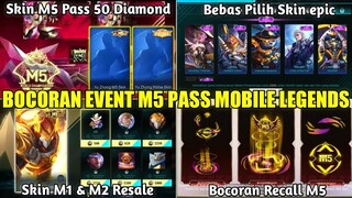 BOCORAN EVENT M5 PASS MOBILE LEGENDS! M5 CHEST GRATIS SKIN EPIC BEBAS PILIH, SKIN ALDOUS M1 RESALE