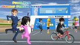 Baby Pink Titan Selin Masuk Parit 😰 | Polisi Yuta Tangkap Pencuri Sepeda | Sakura School Simulator