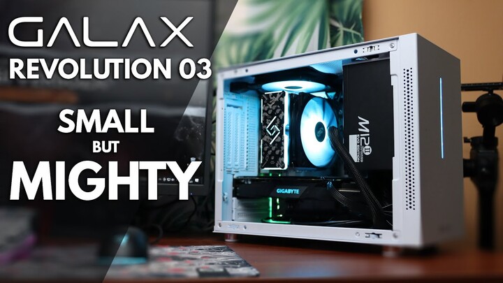 Building the Most COMPACT mATX Case | Galax Revolution 03 PC Build