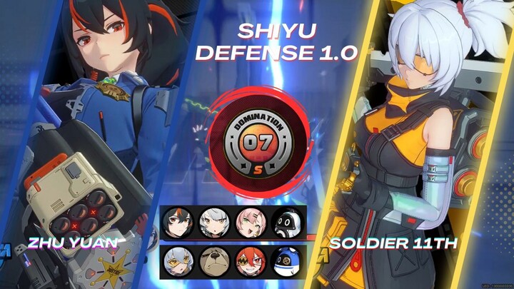 Shiyu Defense 1.0 Zhu Yuan & Soldier 11th | Zenless Zone Zero