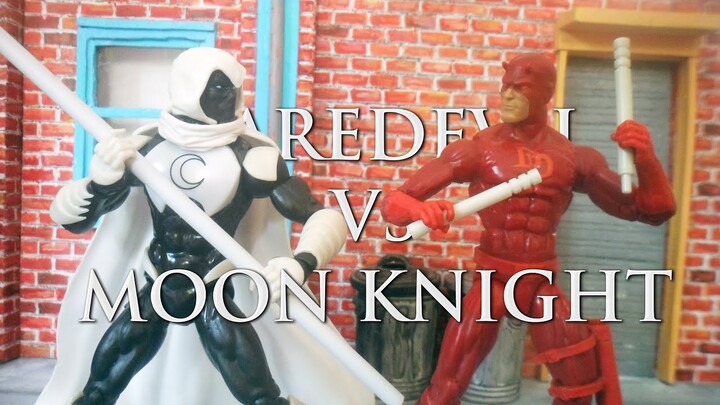 Daredevil vs Moon Knight (STOP MOTION)