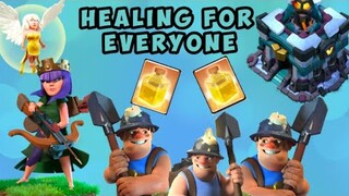 Miner Attack With Queen Walk In Town Hall 13 | Best Miner Attack Strategy  In Th13