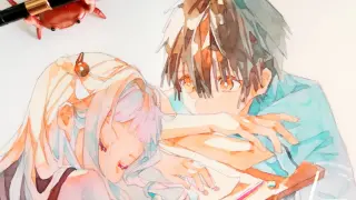 [Watercolor Illustration] Hanako and Nene Must Be Together! [Liqi]