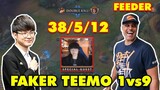Faker stream Teemo gây quỹ từ thiện KDA siêu khủng (38/5/12) 1vs9 không gánh nổi rank Sắt Đoàn