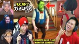 Reaksi Kocak Gamer Ngeprank Pacarnya Miss T Jadi Monster Zombie, AUTO DIPUTUSIN 😂 | Scary Teacher 3D
