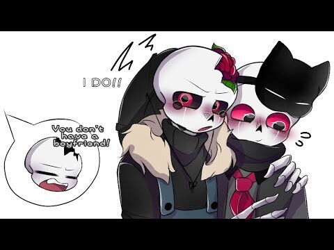 I do have a boyfriend [Meme] |ft. Undertale AU|/| bloodycrops child and pozee child| my AU (Gacha)