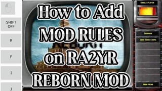 HOW TO ADD "MOD RULES" for Reborn mod | EXAGEAR | Android