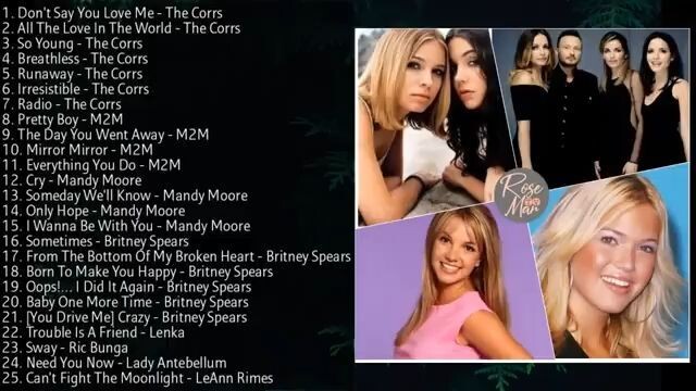 The Best of M2M, The Corrs, Britney Spears, Mandy Moore & Many Others _ Non-Stop
