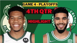 Milwaukee Bucks vs Boston Celtics game 4: 4th Qtr Highlights | May 9 | NBA 2022 Playoffs