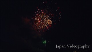 [4K]2017年 本荘川まつり花火大会 オープニングスターマイン 4号玉連発 No.1~No.3 Honjo Fireworks   Festival | Akita Japan