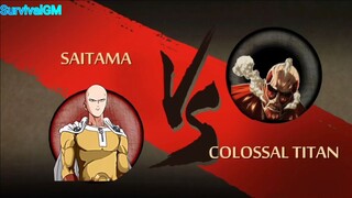 saitama vs titan khổng lồ #game