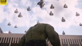 [4K] Hulk VS Quân đội Chitauri - "Đủ rồi, tôi là thần, bạn không thể làm nhục tôi"