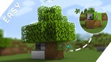 Cara Membuat Small Auto Tree Farm (EASY) - Minecraft Tutorial Indonesia