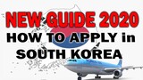 NEW GUIDE 2020: how to apply in south korea/paano mag apply sa south korea