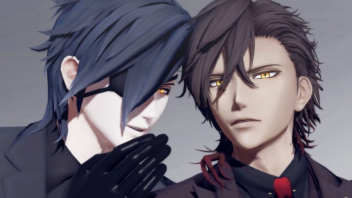 【MMD Touken Ranbu】Setelan Double Dragon Garo dan "CH4NGE" Mitsutada