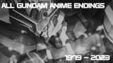 All Gundam Anime Endings (1979-2023)